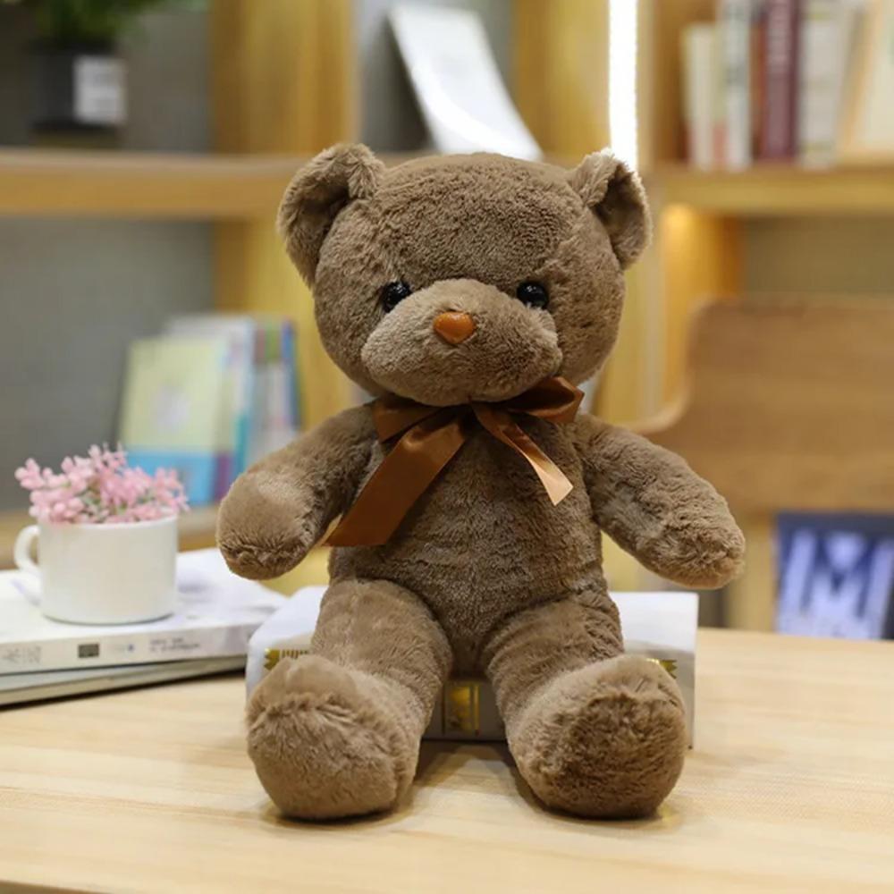 30cm 10 Styles Bear Plush Toy Soft Stuffed Animal Doll Small Pink Gray White Teddy Bear Doll Lovely Birthday Gifts For Girl Boy