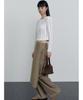 Make A Toast Layered Wide Skirt Pants Brown Mbefpa004Br
