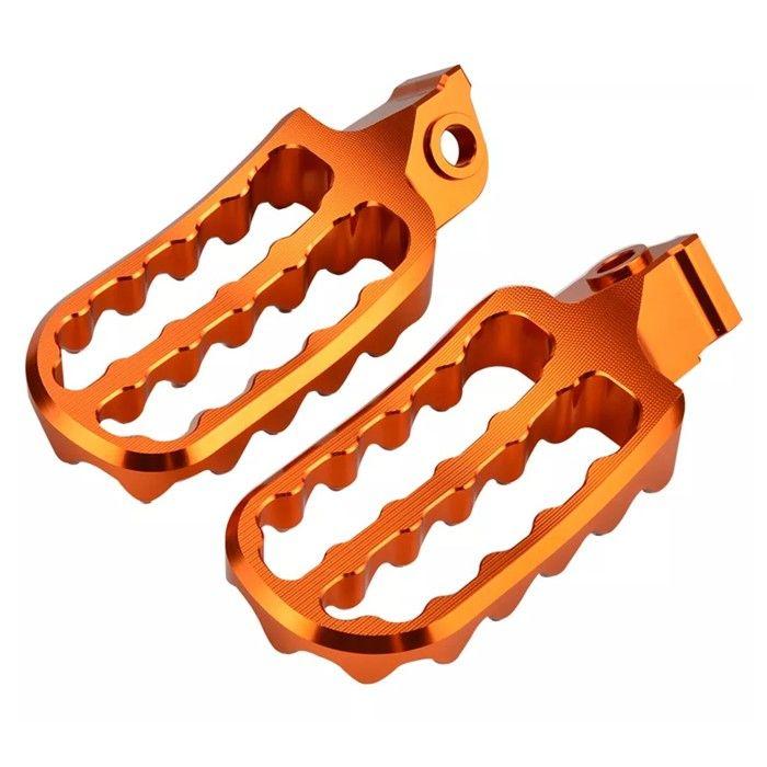 Fußrasten für Motocross, Enduro 17-24 orange Fußrasten
