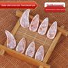 Authentic Tortoiseshell Colored Guzheng Fingernails for Children - Professional Performance Grade, Medium Size