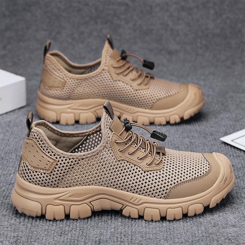Fashion Anti-collision Toe Roman Shoes Sneakers New Summer Men's Sandals Hollow Out Breathable Men Casual Shoes Outdoor Male Besch Shoes
