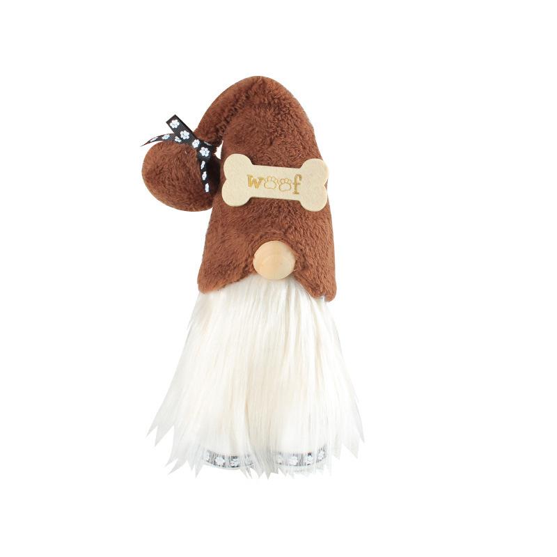 

Кукла-собака Украшение 2023 Креативная Миниатюрная Безликая Кукла-старик Праздничная Стоячая Кукла Игрушка D3-35 White Beard