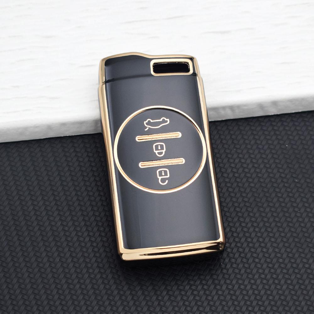 TPU Car Key Fob Case For Chery Tiggo 7 Pro 8 Pro Exeed Tiggo 2 3x Arrizo 5 Pro Gx 5x EQ7 Key Cover Chain Key Holder Accessories