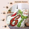 Christmas 67 Pattern Cotton Flannel Home Decor Blanket, Suitable for Bedrooms, Office Naps, Travel, and Use Throughout the Year