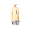Polo Ralph Lauren Ss22 Cartoon Animal Pattern Printed Crew Neck Loose Casual Long Sleeve Sweatshirt Men sweatshirt Yellow 710853308-012