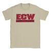 ECW Hardcore Wrestling Bawełniany T-shirt Dla Unisex Lato Street Style Koszulki Harajuku Tee Koszulki z Nadrukiem Duże Rozmiary