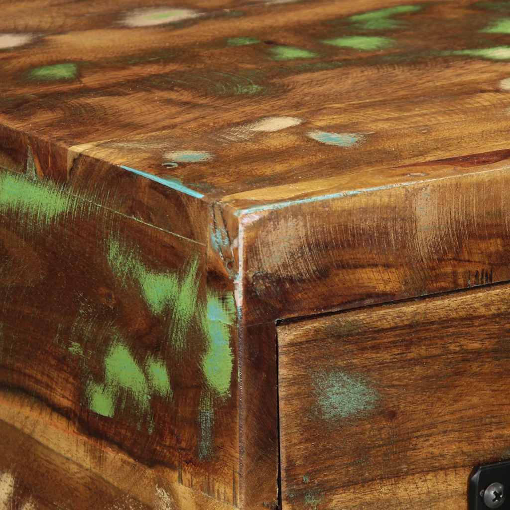 Wall Mounted TV Cabinet 60 X 30 X 19 Cm Solid Reclaimed Wood