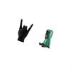 Rock Hand Gesture Statue Moai Head Sculpture Creative Finger Portrait Antique Sign Crafts Retro