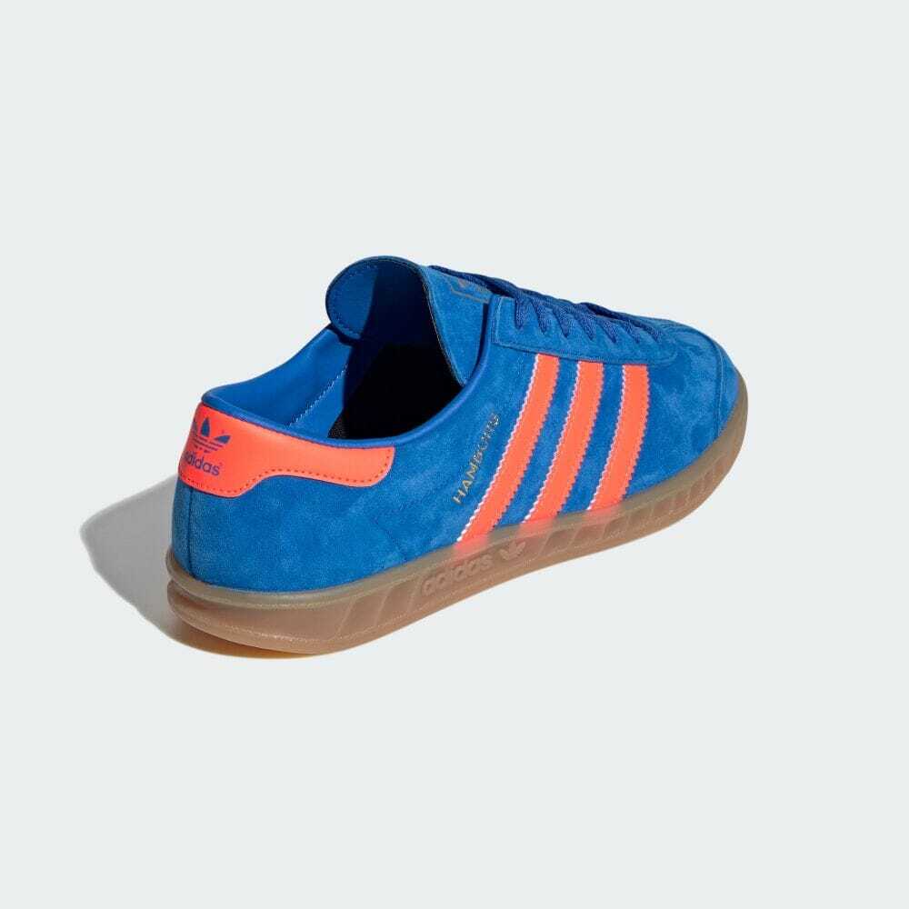 IH5471 Adidas Originals Hamburg Blue Bird Solar Orange Gum (Women's)