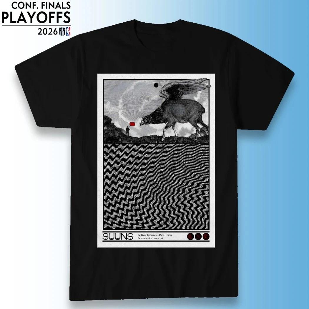 SUUNS May 20 2026 LE Point Éphémère Paris, France Poster t-shirt M