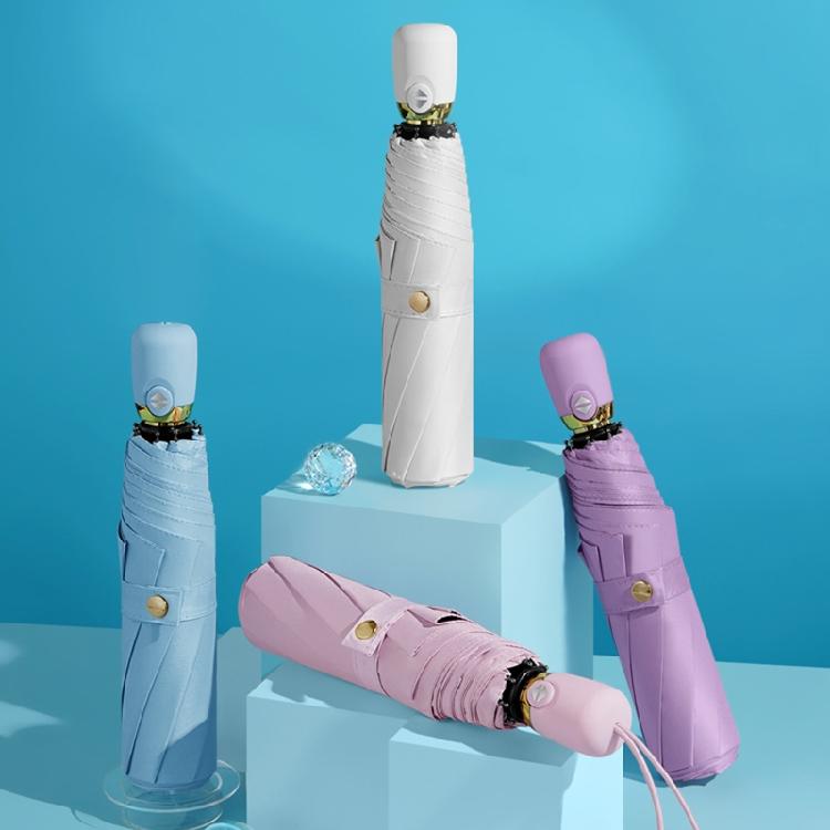 Strong Wind Resistant 3 Folding Automatic Umbrella Men Parasol Women Rain 8 Ribs