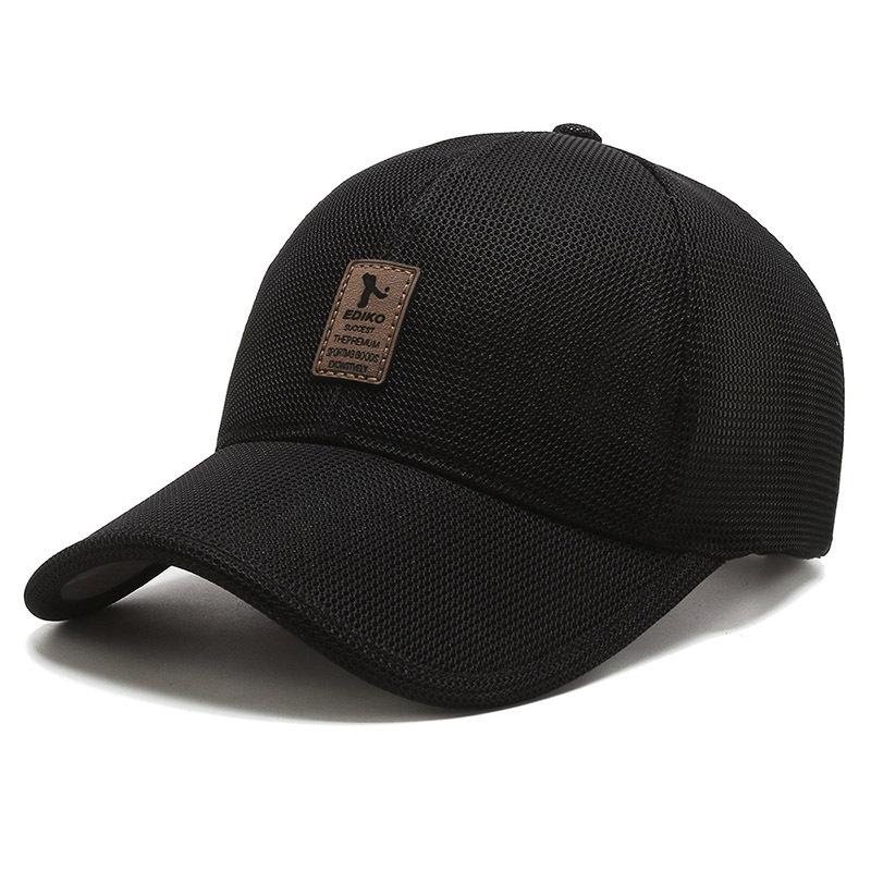 Fine Grid Hat Men S Spring And Summer Sun Hat Outdoor Sun Hat Fashion Sports Breathable Baseball Cap Adjustable