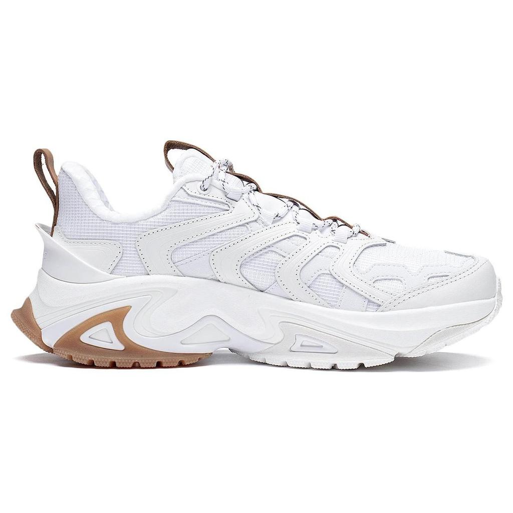 Li Ning Cat Paw ACE Trendy Slip Resistant Abrasion Resistant Low Top Sports Casual Shoes Men's White AZGS103-2