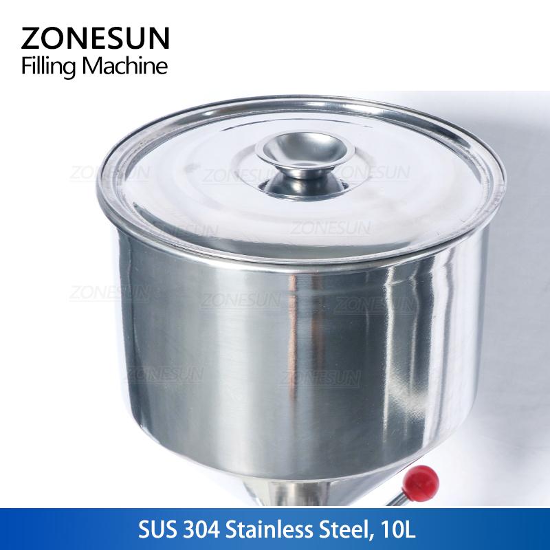 ZONESUN ZS-A03 Manual Paste Nail Polish Cream Filling Machine Sauce Jam Filling Machine