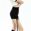 Bandage Sexy Y2k Shorts Women Streetwear Gothic Mini High Waist Lace Up Casual Tight Black Goth Club Fashion Summer Hot Pants