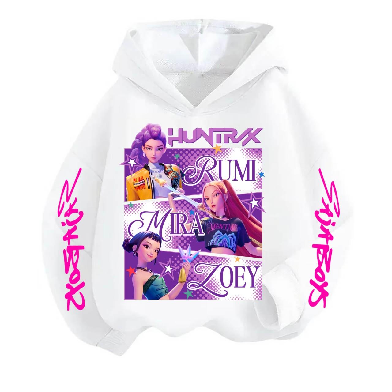 

Cotton KPop Demon Hunters Mira Kids Hoodie Clothes Teen Boys Girls Clothing Fashion Clothes Spring Autumn Sweatshirt 130