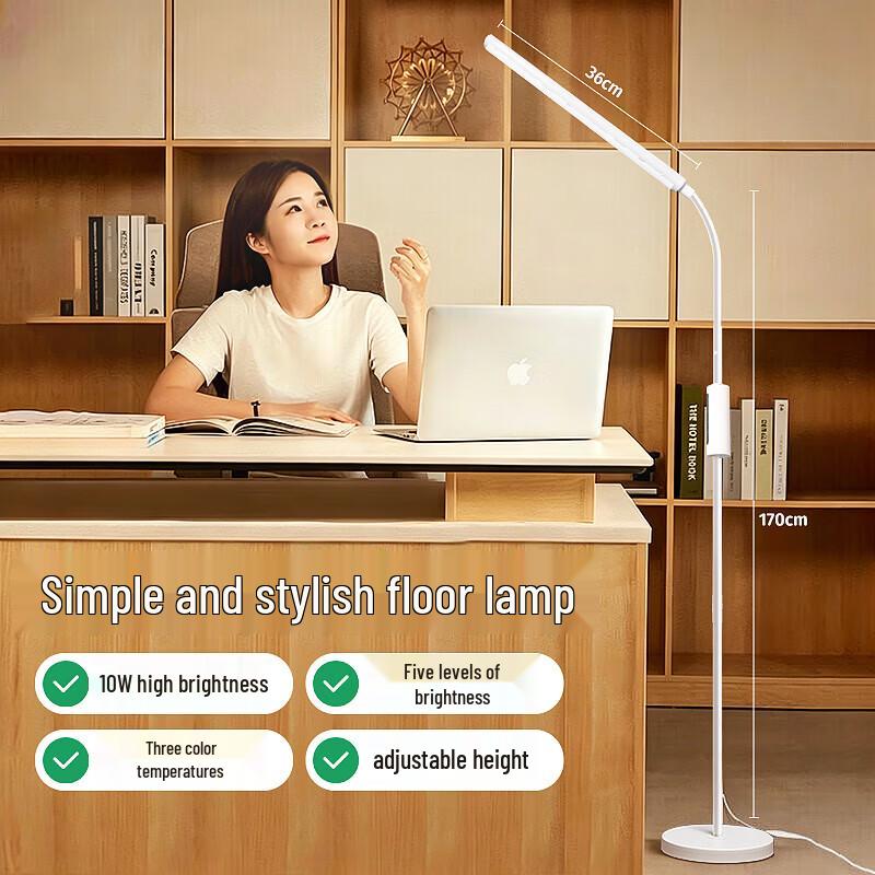 LED Eye-Protection Floor & Desk Lamp