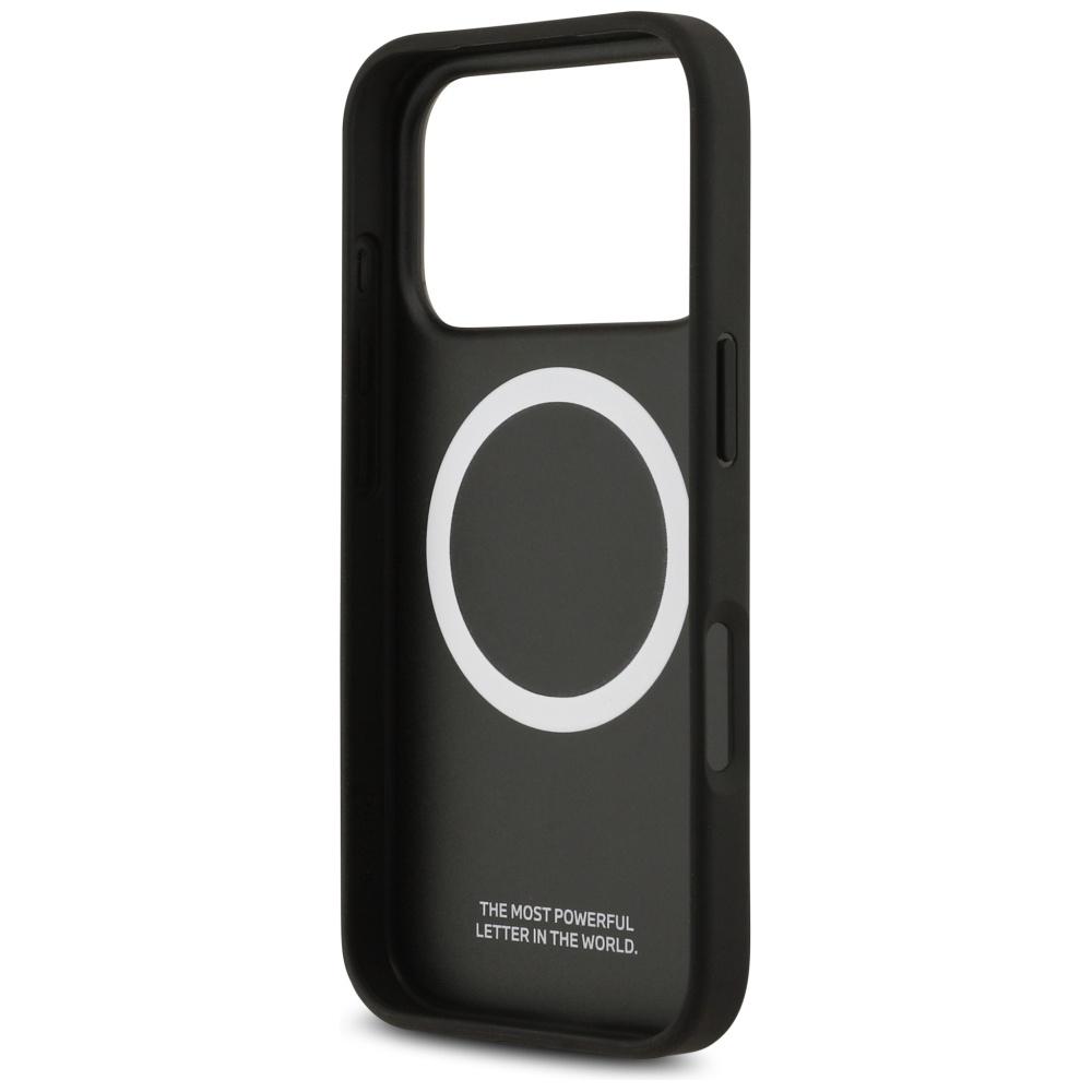 BMW M Kevlar Linien & Logo MagSafe Hülle für iPhone 17 Pro Schwarz