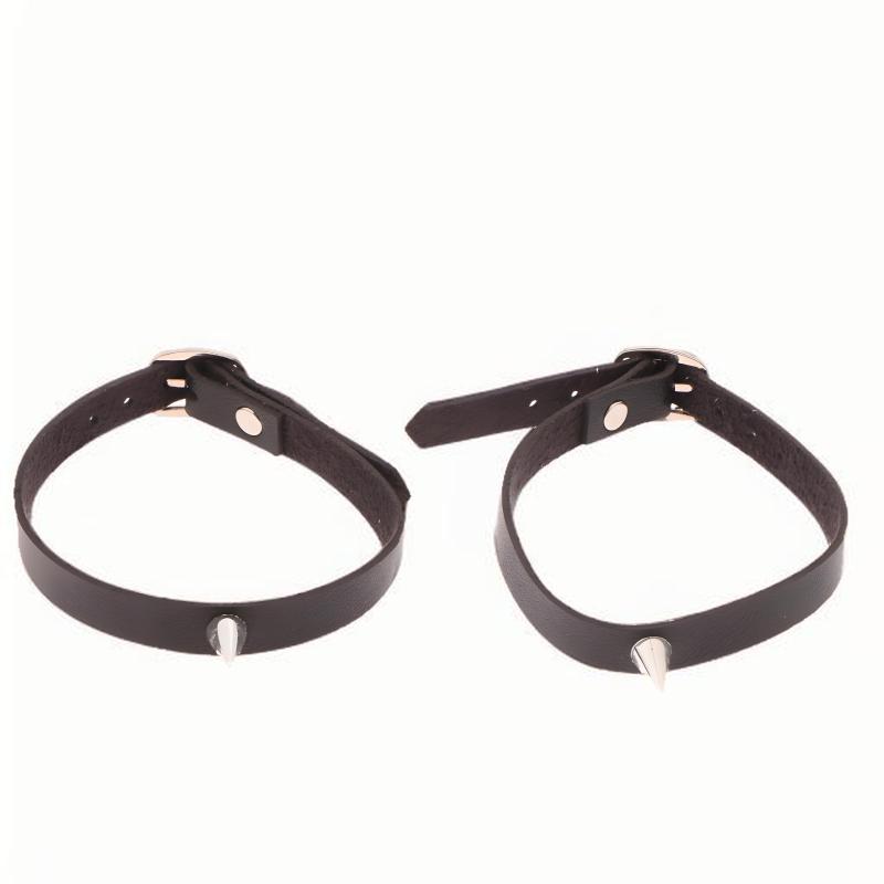 

1 пара ремешков на щиколотку, черные панк-кожаные цепочки-браслеты на щиколотку, женские аксессуары для украшения стопы, ювелирные изделия Yk2, подарки