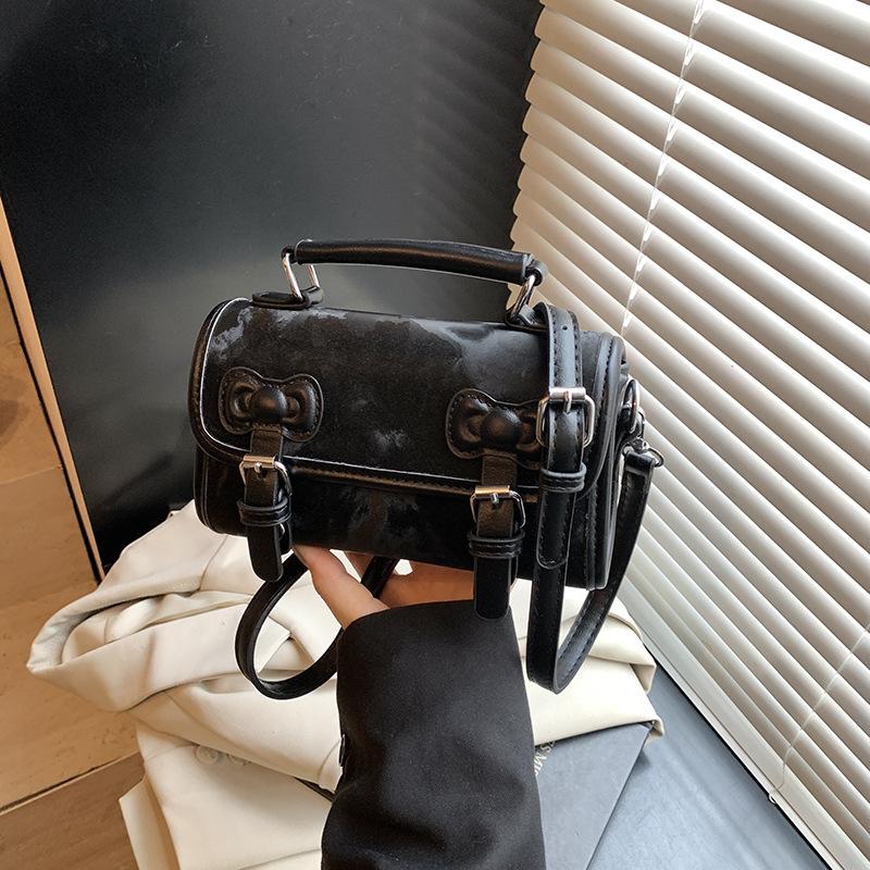 

Niche design bag women s summer new high-end casual versatile small square bag shoulder messenger bag чёрный