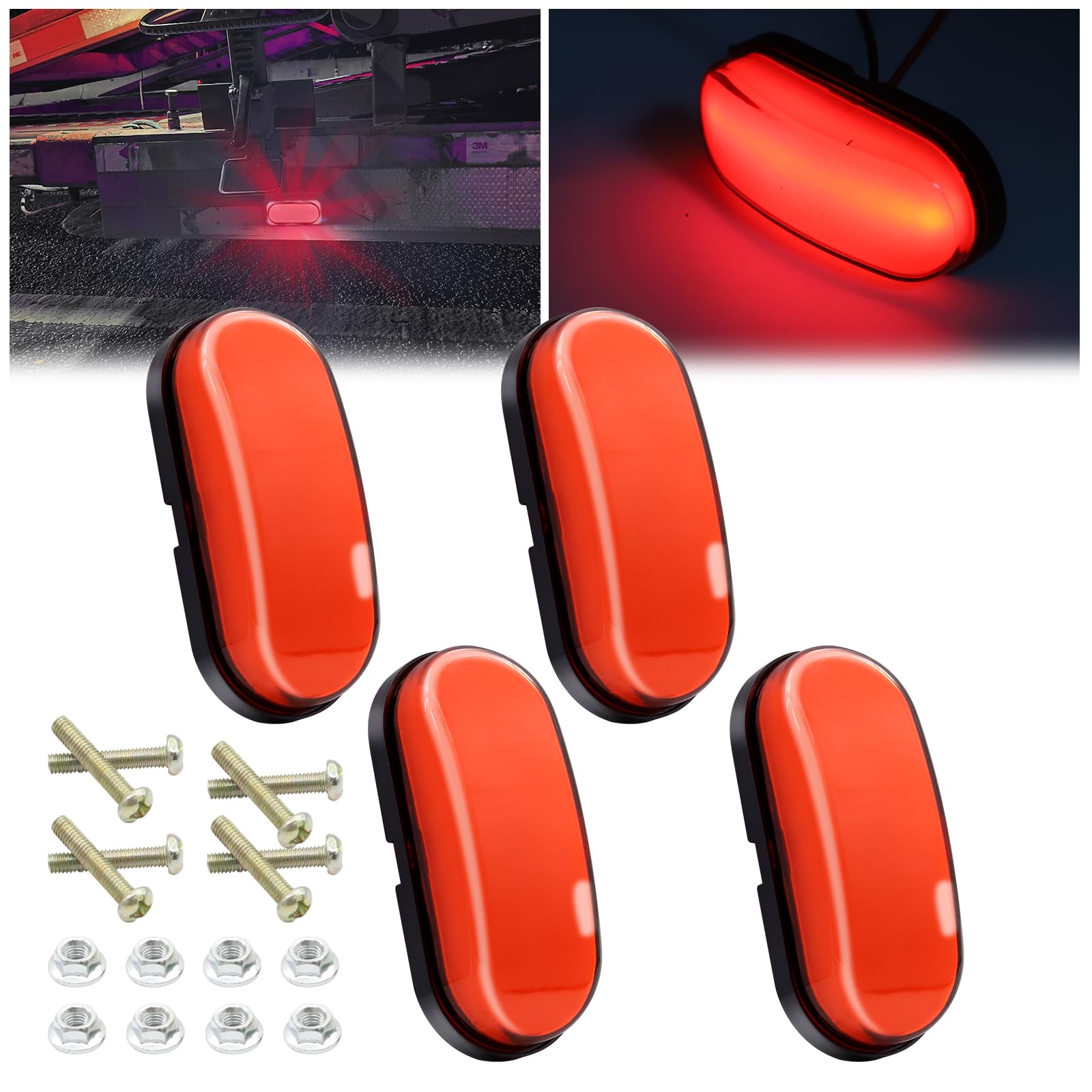 

Ygmylandbb Габаритный фонарь, светодиодный боковой габаритный фонарь, боковой фонарь, дорожный фонарь, задний боковой фонарь, сигнальный фонарь, принадлежности для грузовиков, 9 светодиодов, небольшой, общего назначения