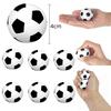 4cm 12 Stück Mini-Sportbälle für Kinder Partygeschenk Spielzeug Fußball Anti-Stress-Ball Schaumstoff-Fußball Kindergeburtstag Partydekoration