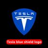 Car Sticker 2025 New Tesla 2pcs For Tesla Model Y 3 S X Door LED Logo Projector Puddle Light Super Bright Welcome Light Laser Sh