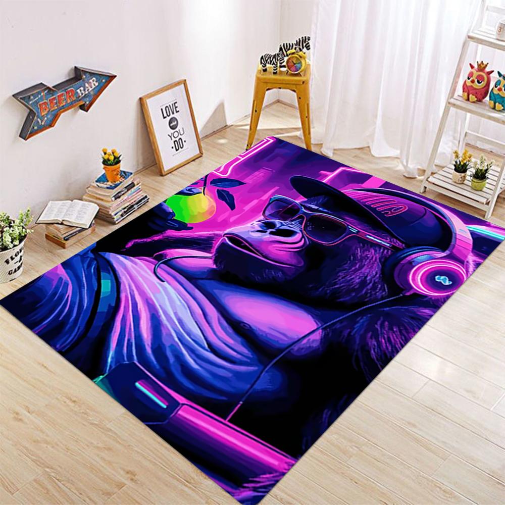 

Коврик придверный Звездная ночь Черный кот Противоскользящий Износостойкий Декоративный коврик для дома для прихожей или ванной комнаты Уникальный подарок Художественный дизайн 40x60cm