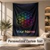 Wandteppich Benutzerdefinierter Name Text, Wandbehang Teppich Heimzimmer DekorColdplay