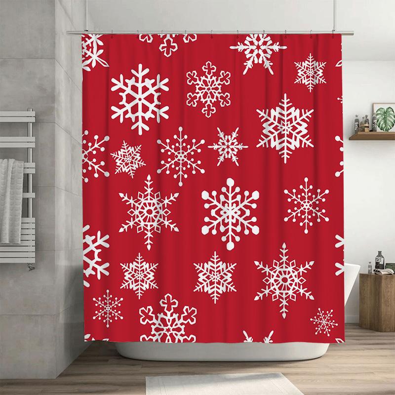 

TU Elegant Shower Curtain Waterproof Vintage Floral Pattern Bathroom Decor Farmhouse Style Fabric Backdrop for Tub 90x180cm35x71in