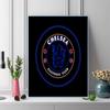 Chelsea FC Pattern  3pcs 100% Round Full Drill 5D DIY Diamond Painting Embroidery Cross Stitch Rhinestone Décor