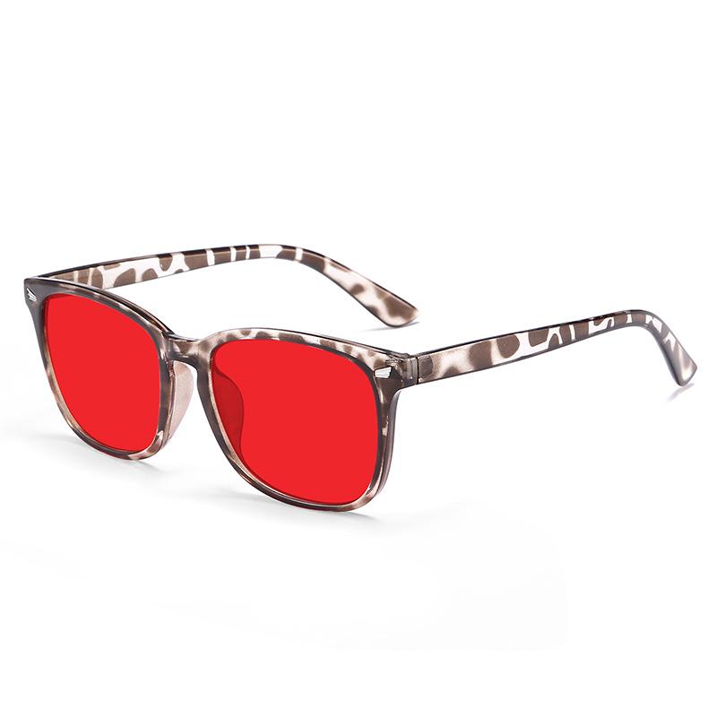 Light-Enhancing Sleep-Aid Glasses: Blue Light Blocking, Reflective Coating, Anti-Blu-Ray, Anti-Radiation, Melatonin Support, TR Frame.