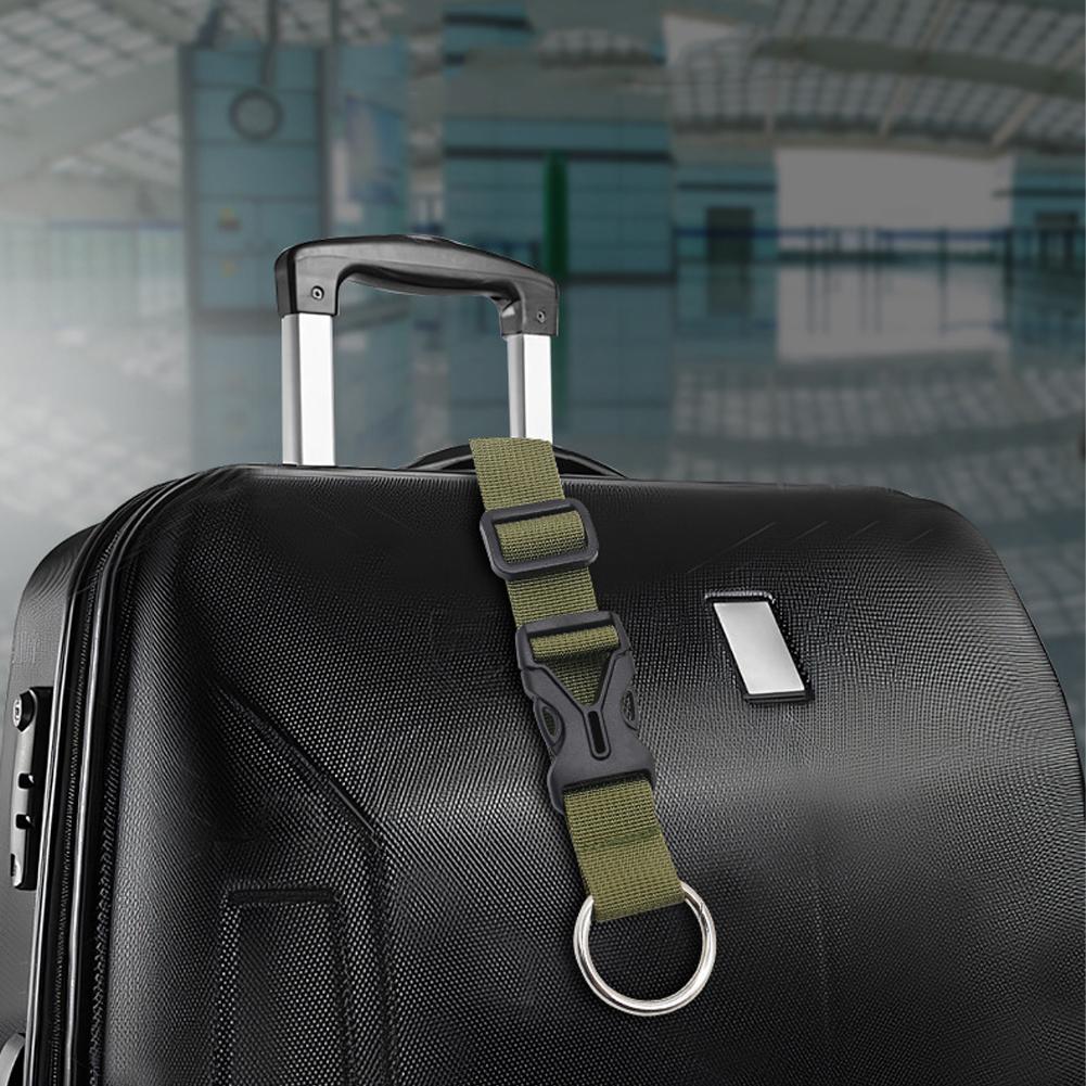 Luggage Straps Suitcase Backpack Strap Nylon Adjustable Suitcases Belts Outdoor Camping Hiking Nylon Ribbon Hook Buckle