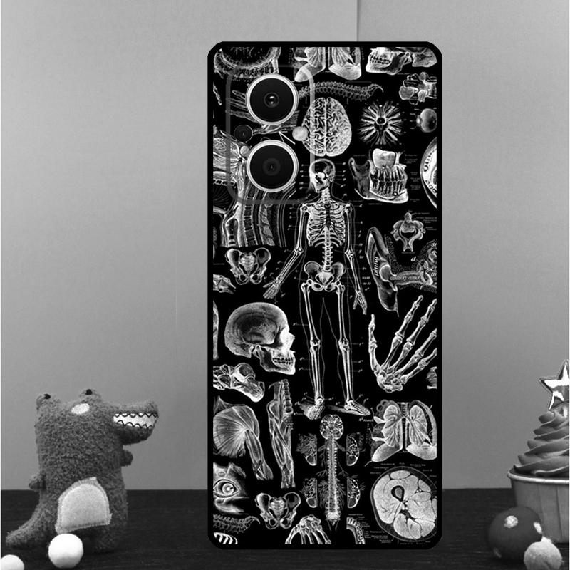 Medical Skeleton Anatomy Case For OPPO Reno 15F 14F 11 12 13 F 14 10 15 Pro 7 8 Lite OPPO Find X5 X6 X8 X9 Pro Cover