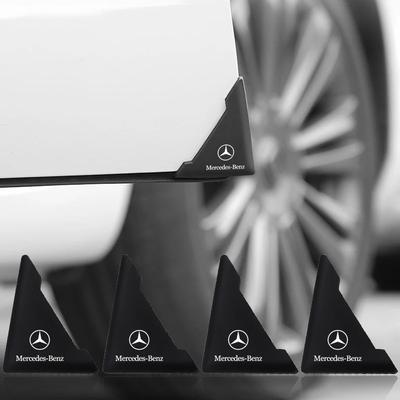 2Pcs Car Door Corner Cover Bumper Crash Anti-Scratch Protection Sticker For CLS GLC GLK W220 W163 W164 W203 W204 A B C E S SLK Class
