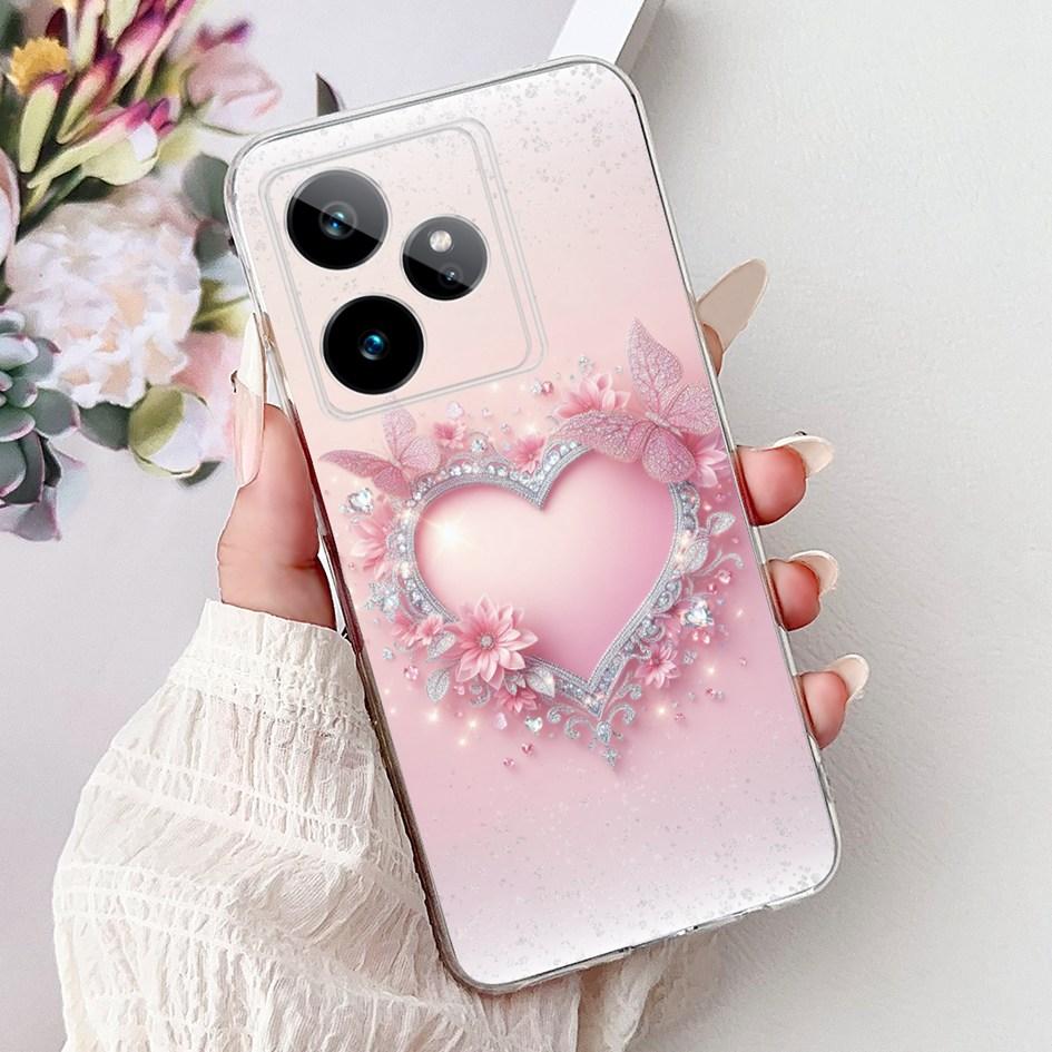 For Realme GT 7 7T Case 2025 Popular Flower Soft Clear Silicone TPU Protective Cover For Realme GT7 Pro RMX5011 Phone Case Shell
