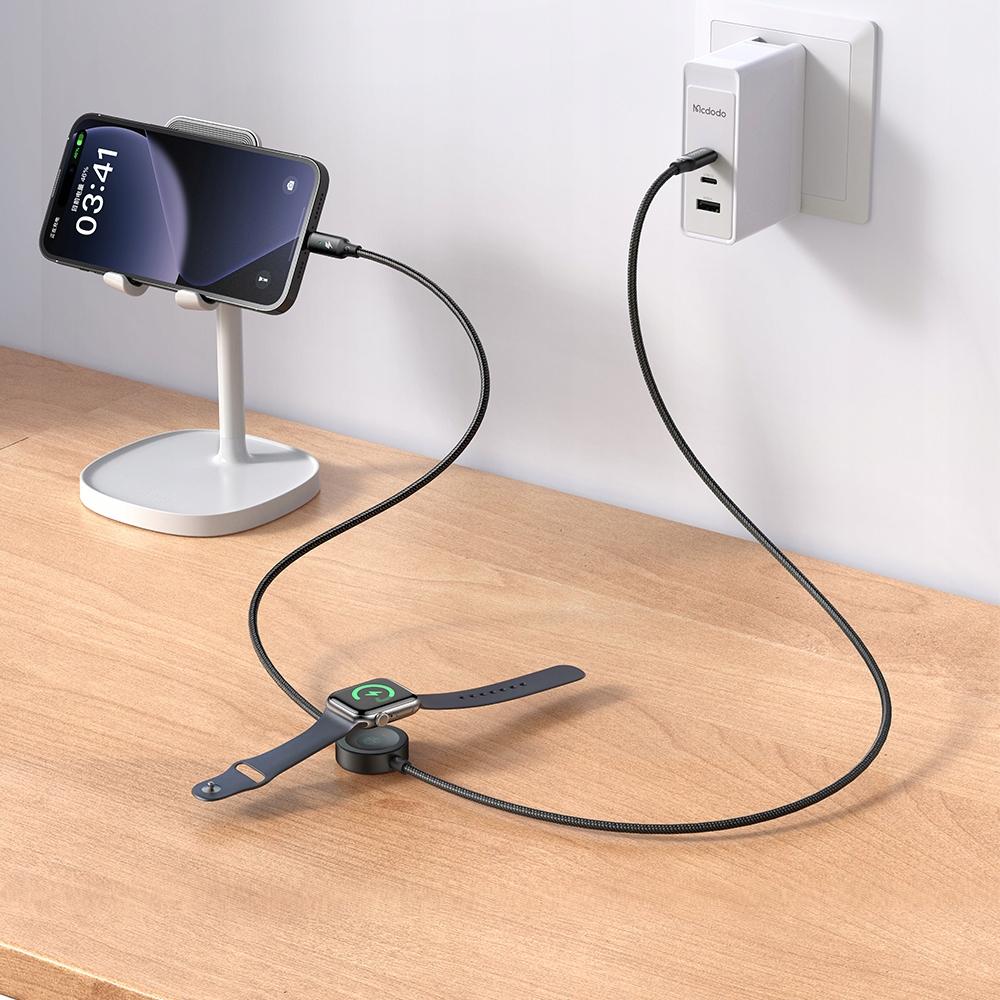 Mcdodo Inductive Charger For Apple Watch 2In1 Cable For Iphone Lightning