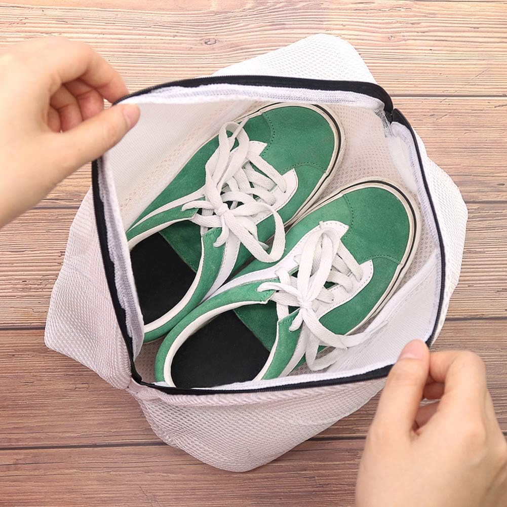 1/2/4 PCS Machine Washable Shoe Bag Anti-Deformation Laundry Mesh for Sneakers Protects Shoes Washer Compact Travel Laundry Tool