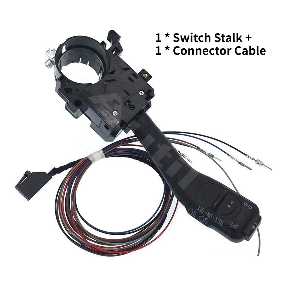1J1970011F Cruise Control Turn Signal Switch Stalk with Cable for VW Golf MK4 Jetta Passat B5 Beetle Skoda Superb 1997-2010