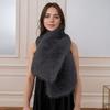 Men's and Women's Faux Fur Warm Winter Wide Neck Scarf - Runway New Arrival Stylish and Chic Women's Scarves
