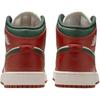 Air Jordan 1 GS Mittelhohe Basketballschuhe Weiß/Rot Unisex DQ8423-105