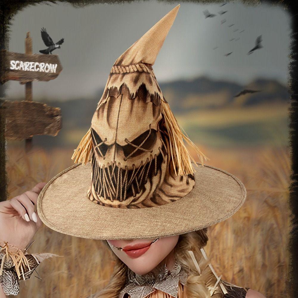 Fashion Scarecrows Witch Hat Gears Feather Goth Headwear Steampunk Hair Clip  Headgear