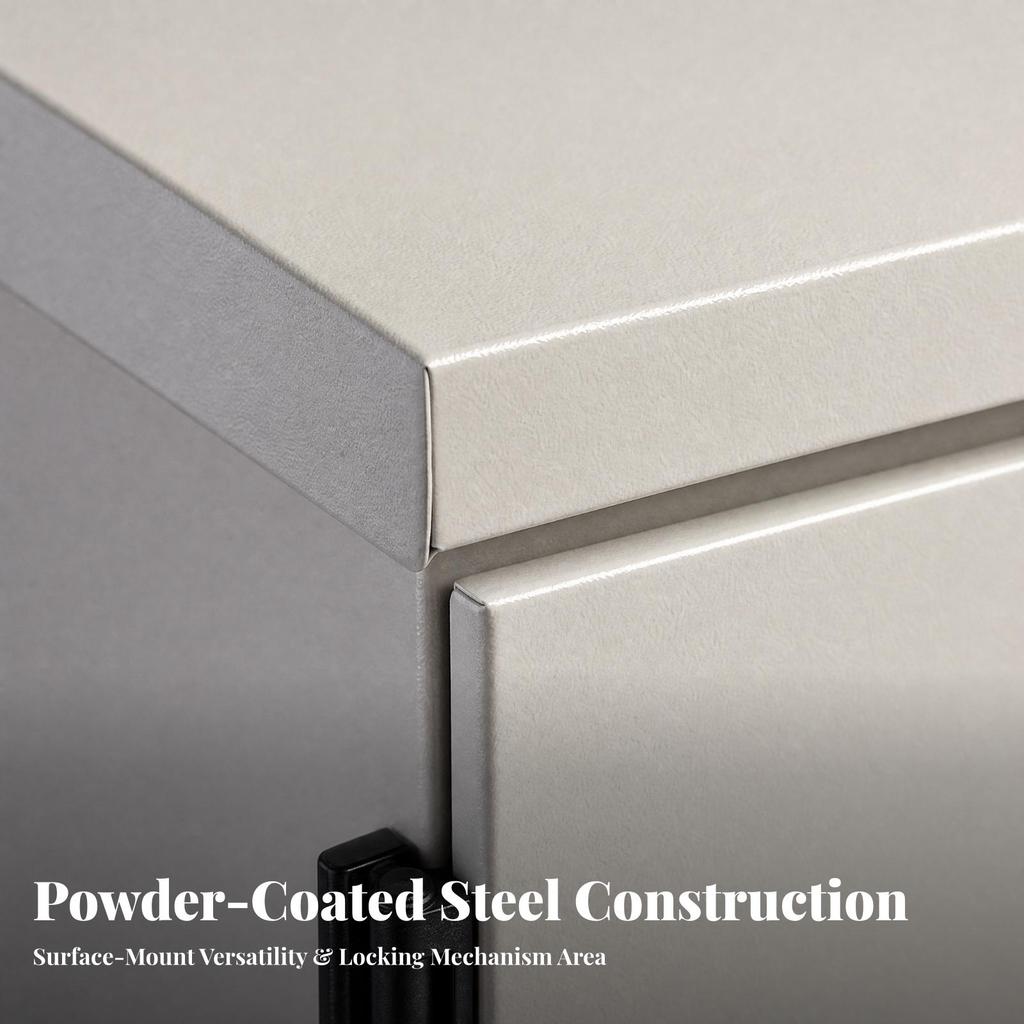 Weatherproof Wall-Mounted Electrical Enclosure Lockable Cabinet with