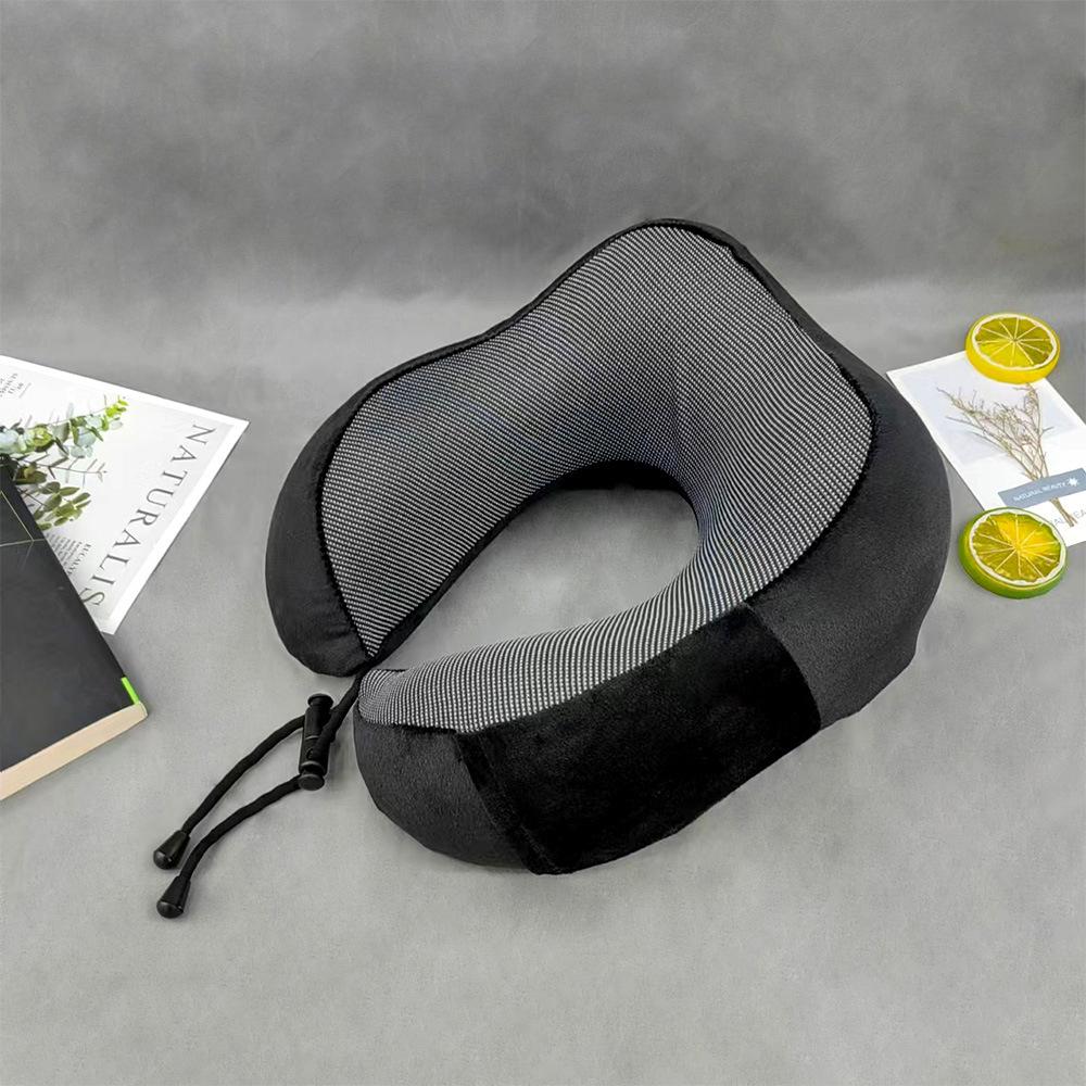 1 Stück U-förmiges Kissen, Nackenstützkissen, Spezielles Nackenkissen, Memory-Schaum, Reise-Schlafkissen U-Form für Flugzeugreisen