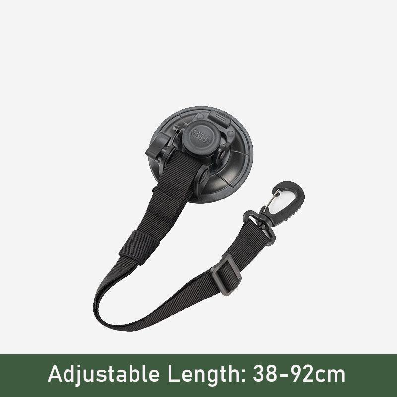 2pcs Caravan Door Retainer Strong Nylon Adjustable Strap Locking Suction Cup Windproof Stopper For Camper Vans Caravan Motorhome