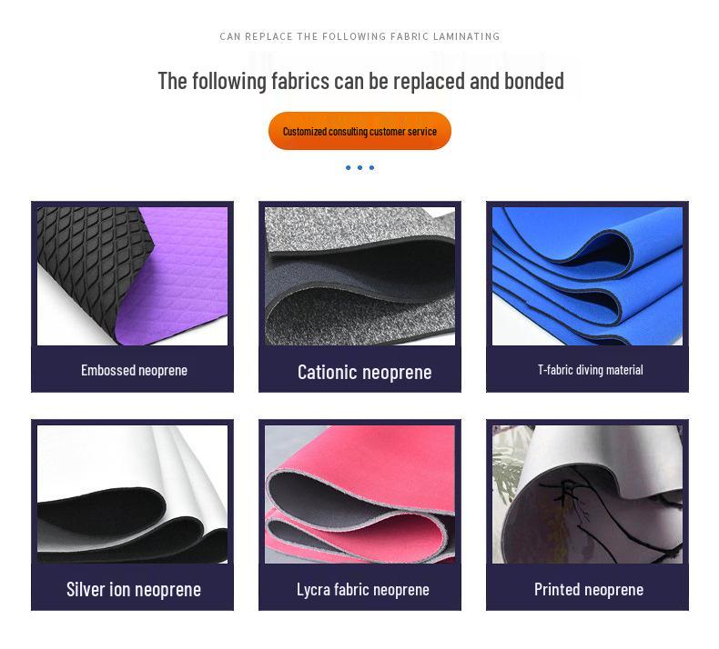 2mm Odorless TPU-Laminated Composite Wetsuit Fabric