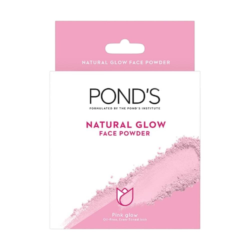 POND's Natural Glow Matte Face Powder Pink Glow 30g For Even Skin Tone & Oil Control, Covers Dark Spots, Silky Finish