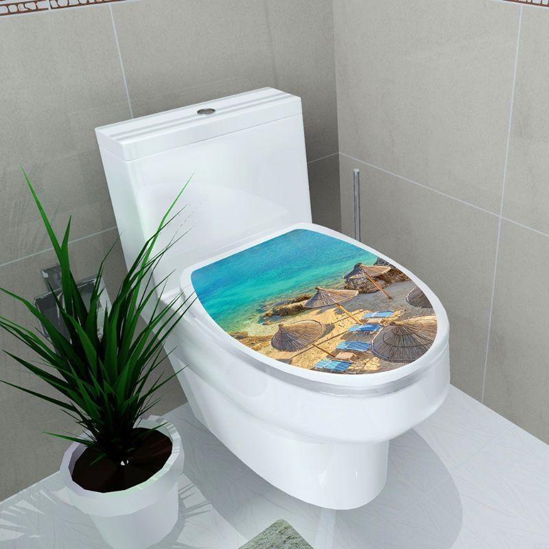 

New Simplicity for Fresh Toilet for Seat Wall Sticker Art Bathroom Decals X3UC