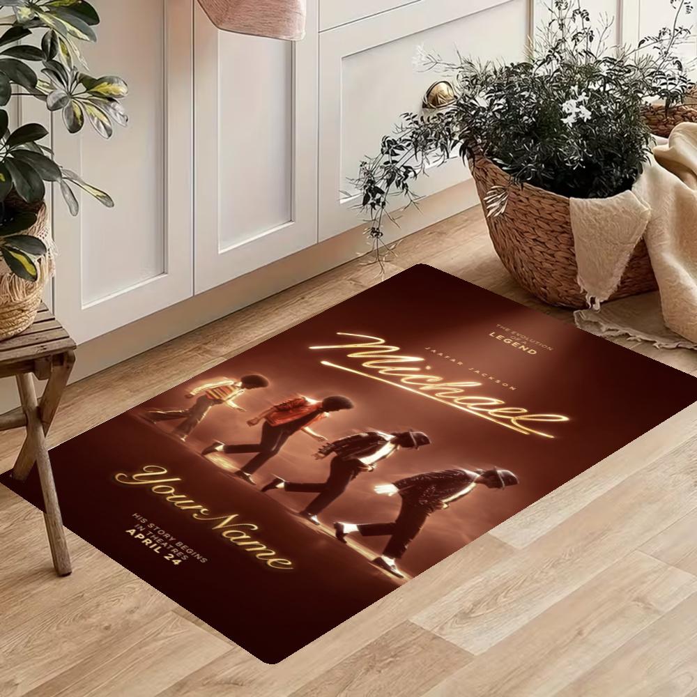 Michael Jackson Customize Your Name Kitchen Rug Runner Rug Laundry Mat Hallway Entryway The Best Gift Choice