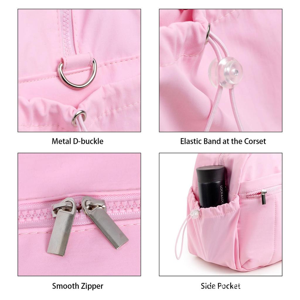 Yamashita Yutsuki Large Nylon Tote: Portable Women's Gym and Luggage Bag